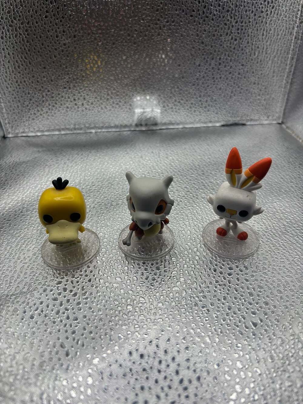 Funko Pocket Pop Pokemon Lot of 3 Psyduck Cubone Scorbunny Figures